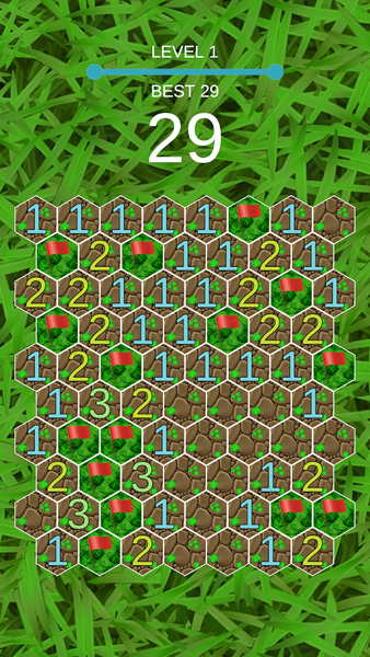 Hexagon Minesweeper - Gameplay image of android game