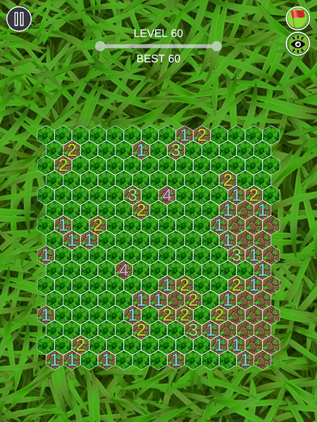 Hexagon Minesweeper - Gameplay image of android game