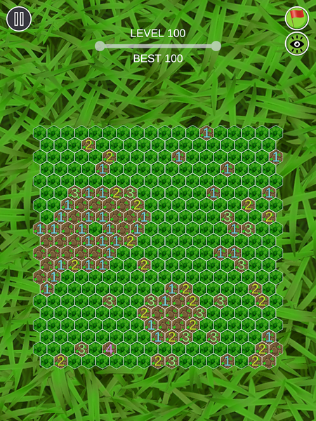 Hexagon Minesweeper - Gameplay image of android game