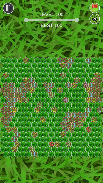 Hexagon Minesweeper - Gameplay image of android game