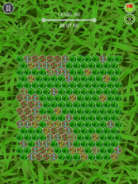 Hexagon Minesweeper - Gameplay image of android game