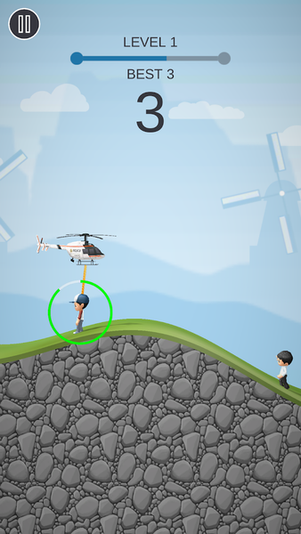 Rescue Helicopter - Gameplay image of android game