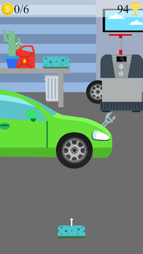 clean car wash game - Image screenshot of android app