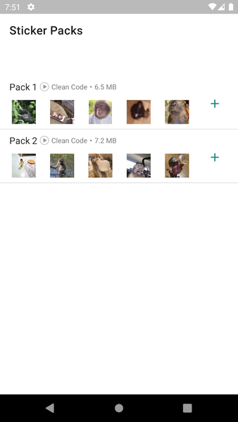 Stickers Macacos Animados - Image screenshot of android app