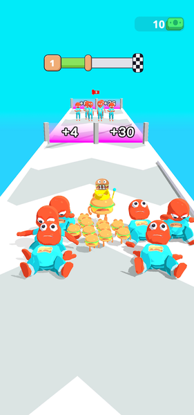 Burger Crowd - Gameplay image of android game