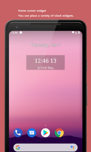 Date Seconds Time Widget - عکس برنامه موبایلی اندروید