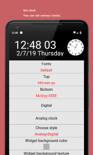 Seconds Widget - Image screenshot of android app