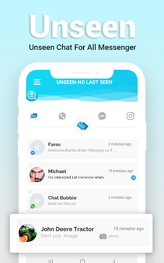 View Deleted Messages - Unseen - Image screenshot of android app