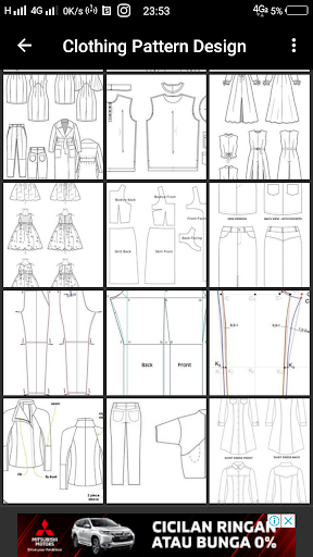 Clothing Pattern Design - Image screenshot of android app