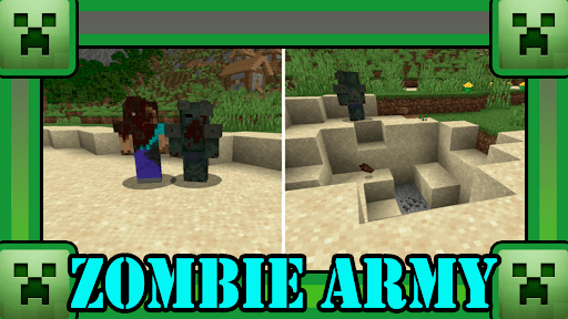 Zombie Minecraft Game MOD MCPE - Image screenshot of android app