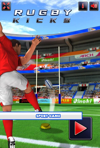 Rugby Kicks - Gameplay image of android game