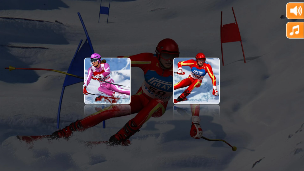 Slalom Ski Simulator - عکس بازی موبایلی اندروید