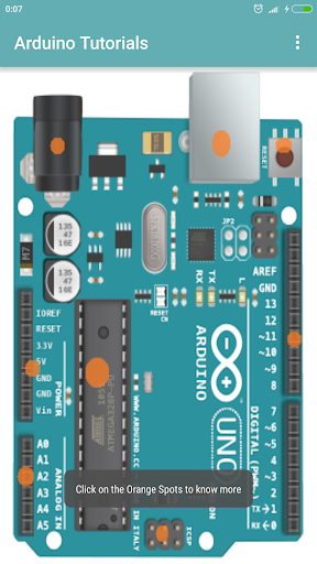 Arduino Tutorials - عکس برنامه موبایلی اندروید