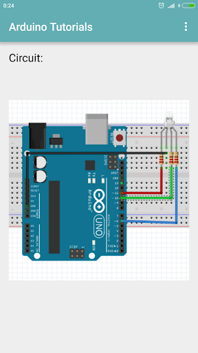 Arduino Tutorials - عکس برنامه موبایلی اندروید