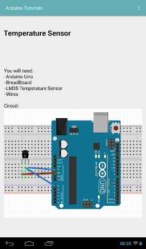 Arduino Tutorials - عکس برنامه موبایلی اندروید