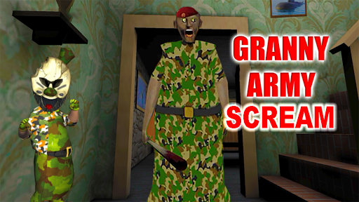 Commando Granny Army Mod:Horror Military Game 2020 - Gameplay image of android game
