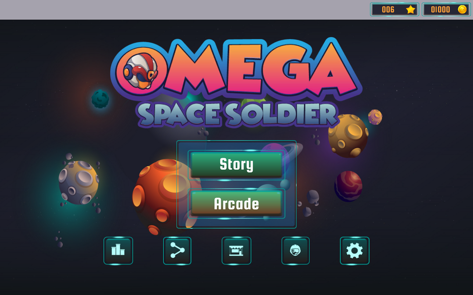 Omega Space Soldier - Image screenshot of android app