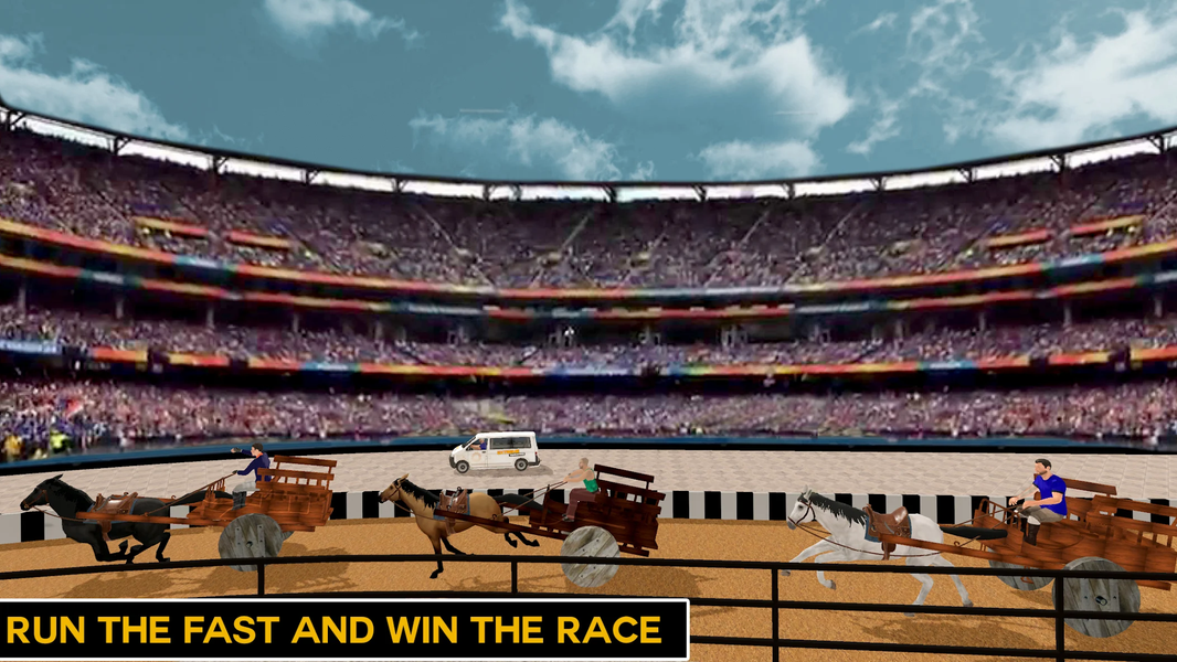 Horse Cart Racing Simulator - عکس بازی موبایلی اندروید