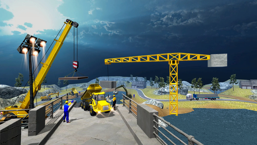 City Construction Dam Builder: - عکس بازی موبایلی اندروید