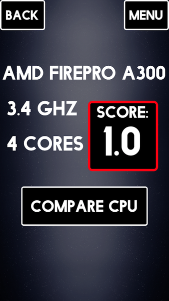 PC CPU Compare - Image screenshot of android app