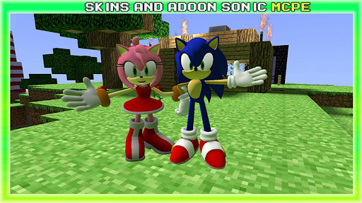 Skins Sonic for Minecraft - Image screenshot of android app