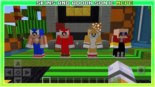 Skins Sonic for Minecraft - Image screenshot of android app