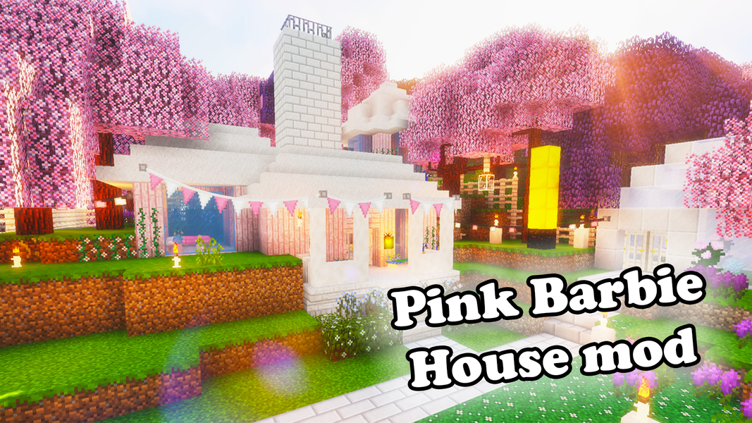 Mod Barbie Pink House for MCPE - Image screenshot of android app