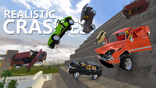 RCC - Real Car Crash Simulator - Gameplay image of android game