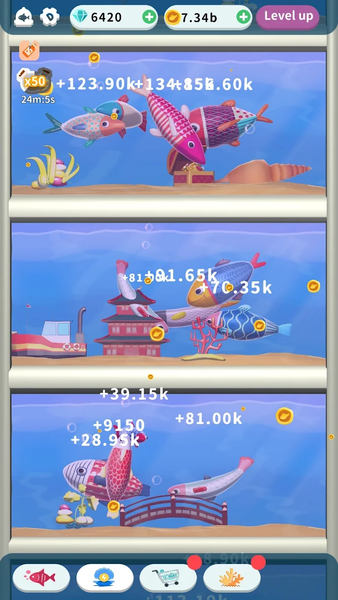 Aquarium King - عکس بازی موبایلی اندروید