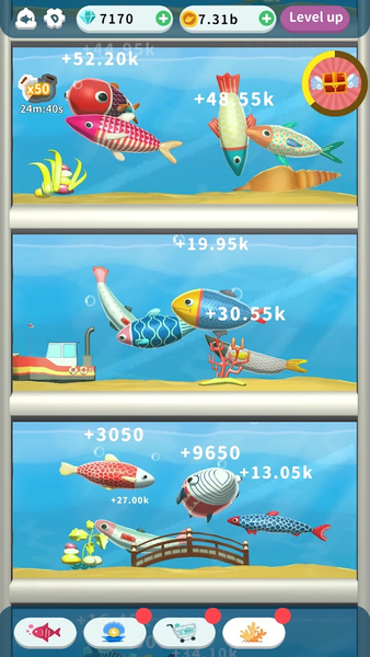 Aquarium King - عکس بازی موبایلی اندروید