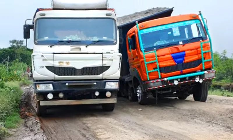 Cargo Truck Simulator Truck 3D - Gameplay image of android game