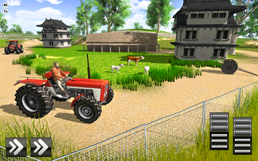 Farming Tractor Tractor Game - Gameplay image of android game