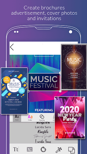 Cool Poster Creator App - عکس برنامه موبایلی اندروید