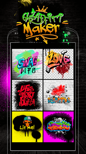 Graffiti Logo Maker App - عکس برنامه موبایلی اندروید