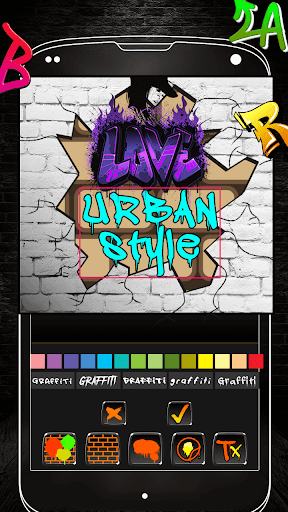 Graffiti Logo Maker App - عکس برنامه موبایلی اندروید