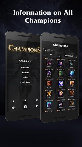 Champions of League of Legends - Image screenshot of android app