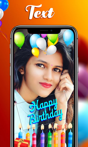 Birthday PhotoFrames - Image screenshot of android app