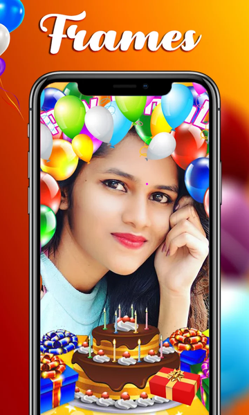 Birthday PhotoFrames - Image screenshot of android app