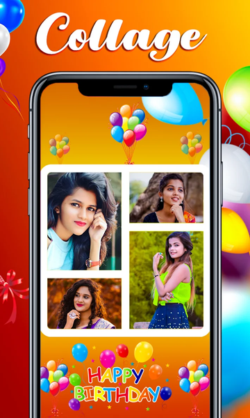 Birthday PhotoFrames - عکس برنامه موبایلی اندروید