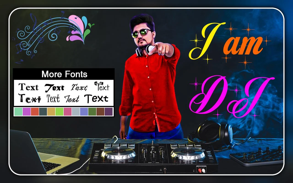 DJ Photo Editor-Dj PhotoFrames - Image screenshot of android app