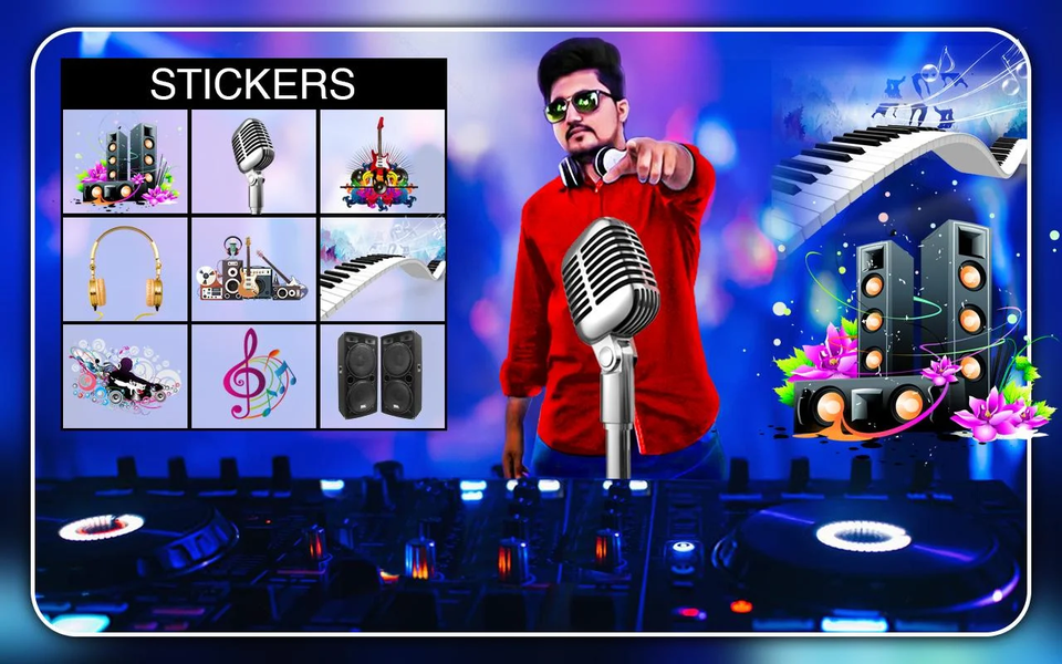 DJ Photo Editor-Dj PhotoFrames - Image screenshot of android app