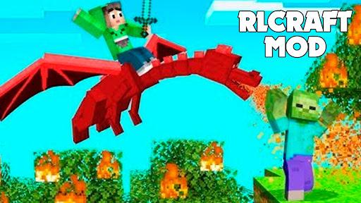 RLcraft Dragons Mod Minecraft - عکس برنامه موبایلی اندروید