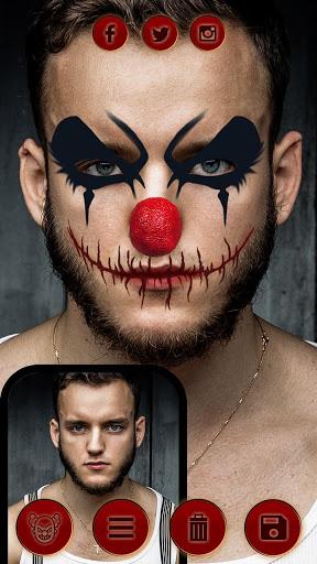 Scary Clown Face Maker - عکس برنامه موبایلی اندروید