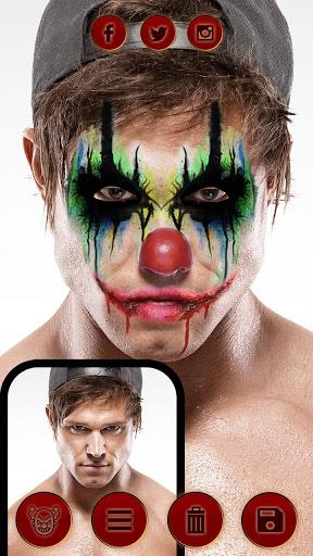 Scary Clown Face Maker - عکس برنامه موبایلی اندروید