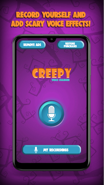 Creepy Voice Changer - عکس برنامه موبایلی اندروید