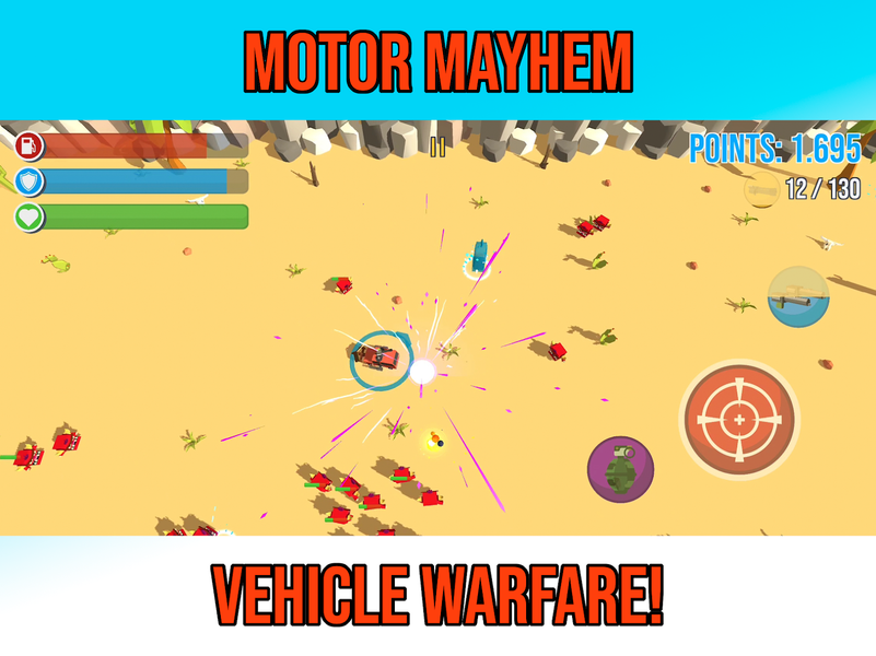 Motor Mayhem - Vehicle Warfare - عکس بازی موبایلی اندروید