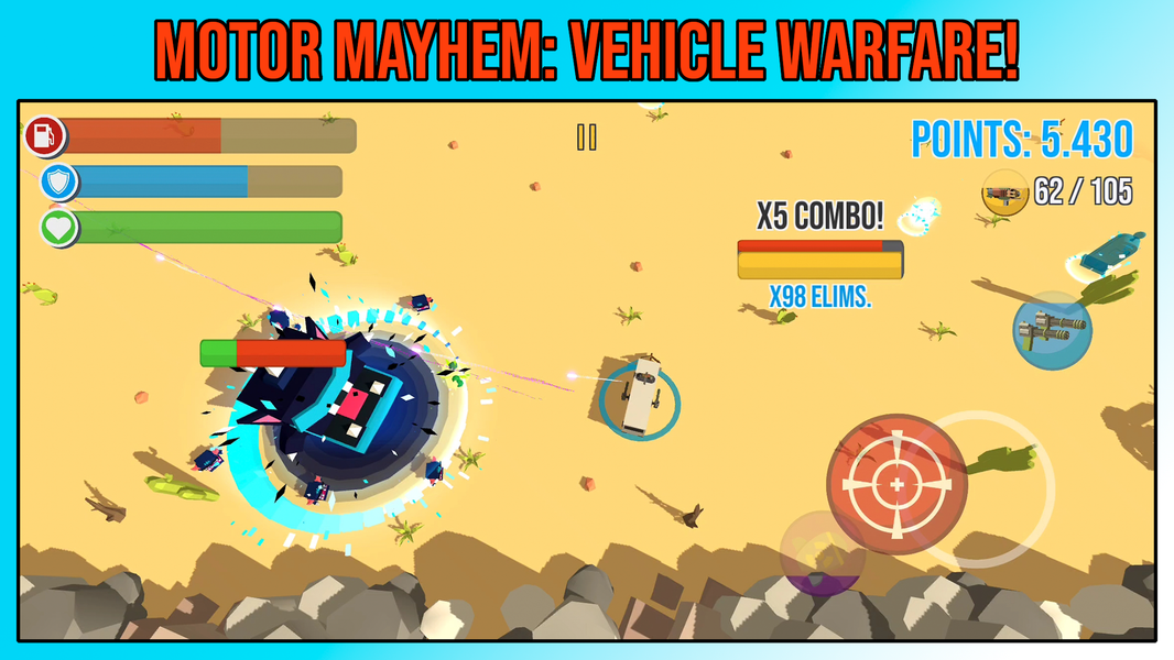 Motor Mayhem - Vehicle Warfare - عکس بازی موبایلی اندروید