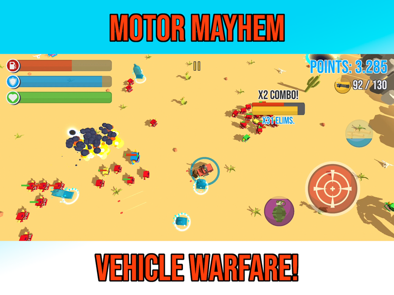 Motor Mayhem - Vehicle Warfare - عکس بازی موبایلی اندروید