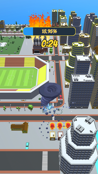 Tornado.io - The Game ۳D - عکس بازی موبایلی اندروید