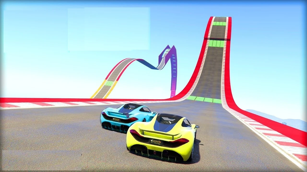 Mega Ramp Car Offline Games - Gameplay image of android game